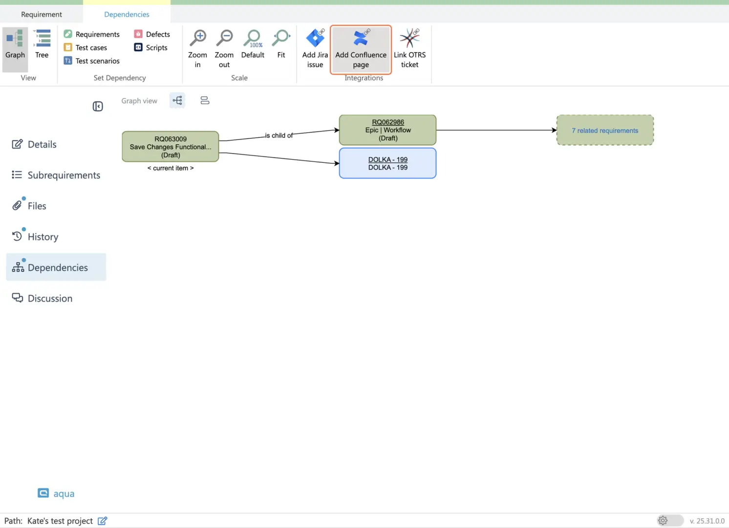 Confluence integration connecting